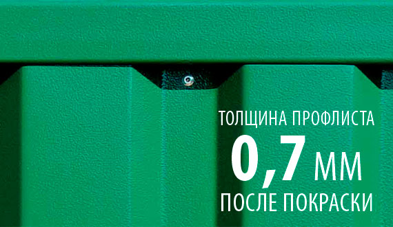 Толщина профлиста